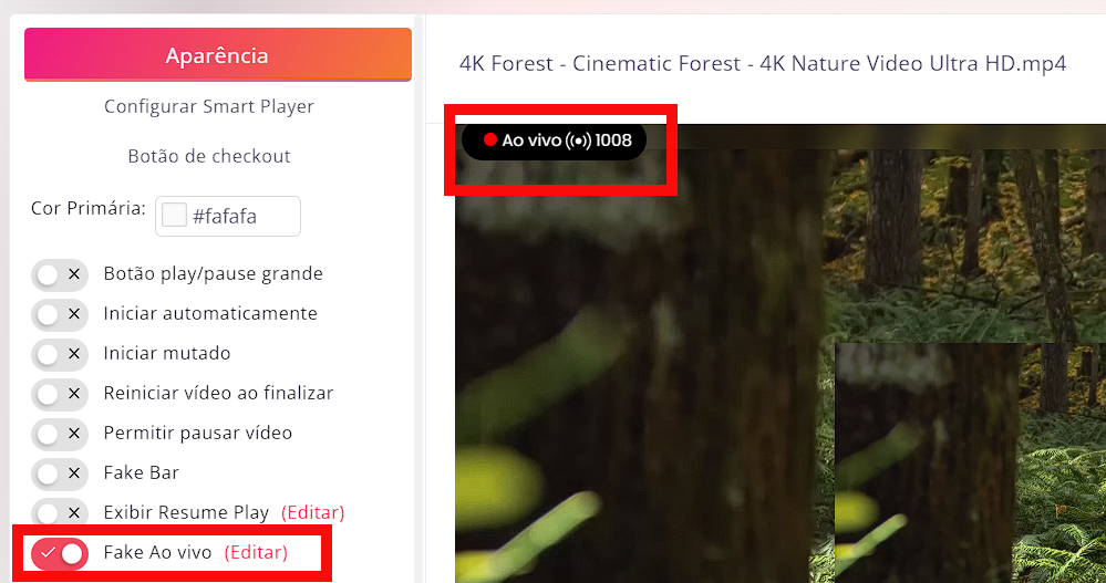tela smartplayer