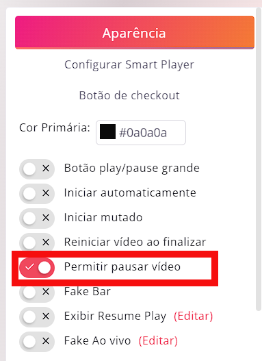 tela smartplayer